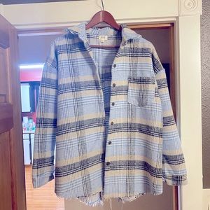 BKE womens knit button down